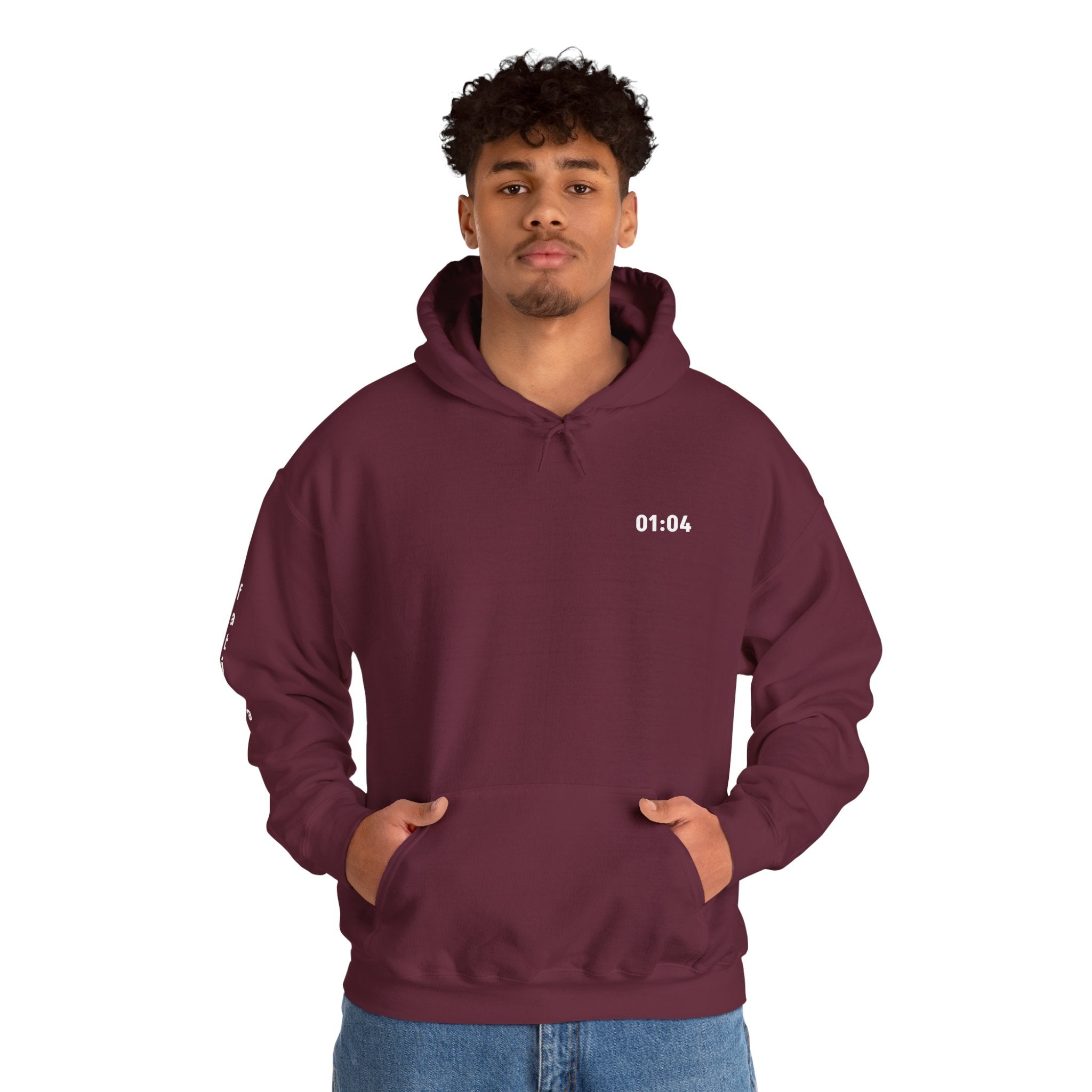 Absolute Reliance - 01:04 - Coded Collection - Cozy Classic Hoodie